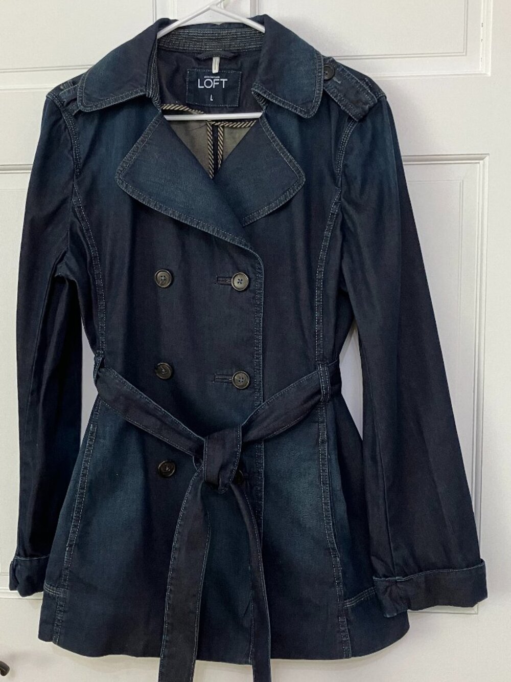 LOFT Trench Style Jacket Size L